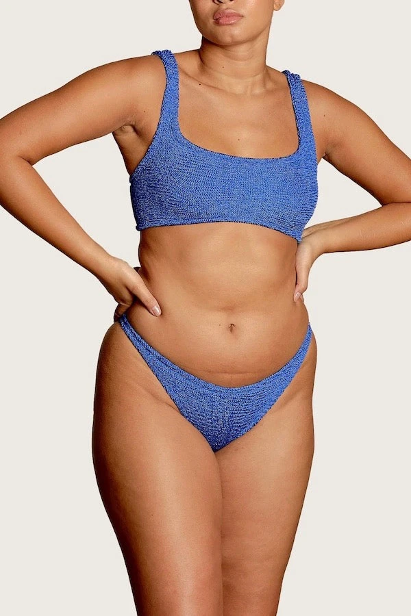 Xandra Bikini Metallic Denim 2 Xandra Bikini Metallic Denim - Image 2