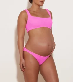 Hunza G -Hunza G XandraCrinkleBikini Bubblegum 02 FL
