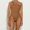 Nina Swim - Metallic Cocoa