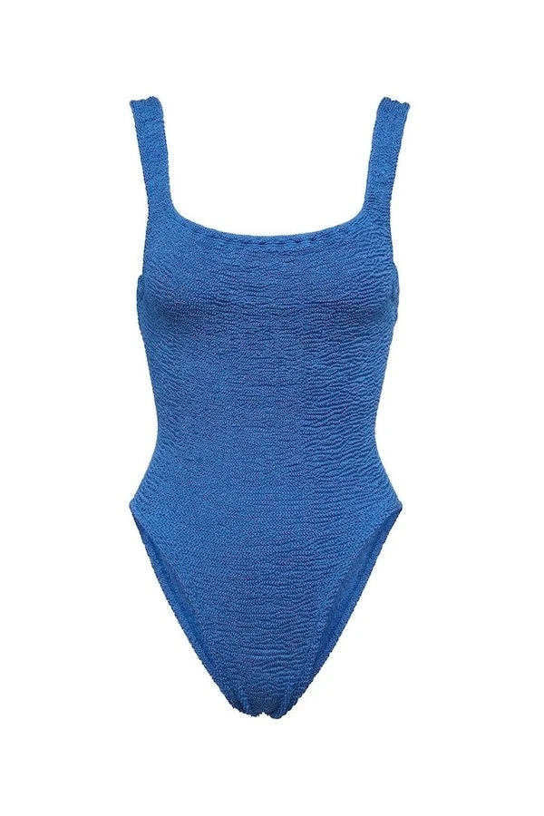 Square Neck Swim Metallic Denim 2 Square Neck Swim Metallic Denim - Image 2