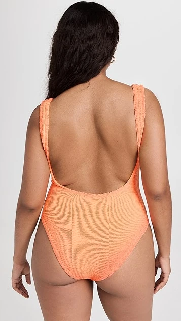 Hunza G Classic Square Neck Swimsuit 2 Hunza G Classic Square Neck Swimsuit - Image 2