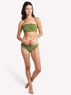 Hunza G Ines Bikini Set -Hunza G inesbikini metallicmossalt1