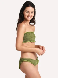 Hunza G Ines Bikini Set -Hunza G inesbikini metallicmossalt2