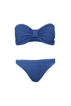 Jean Bikini Metallic Denim